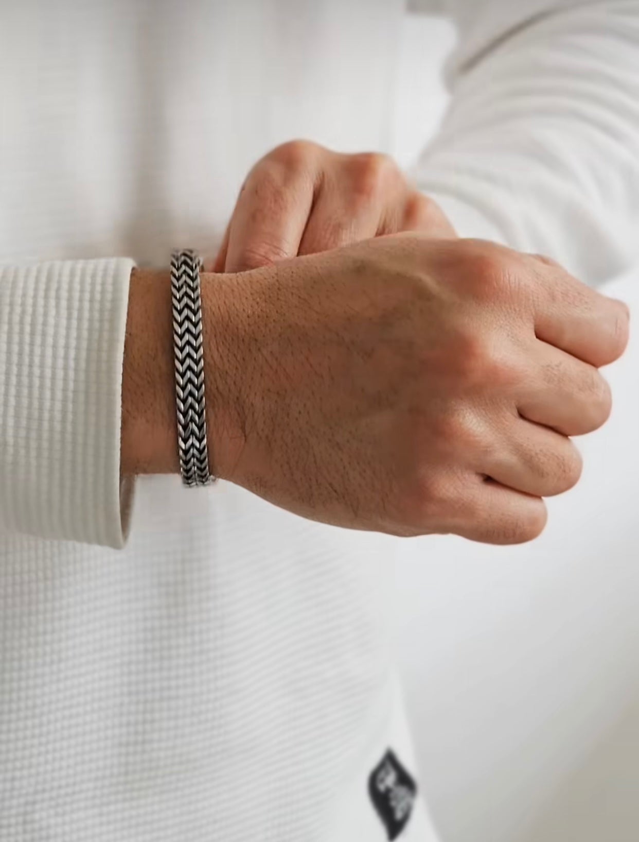Premium Stainless Steel Bracelet - Silver Edition