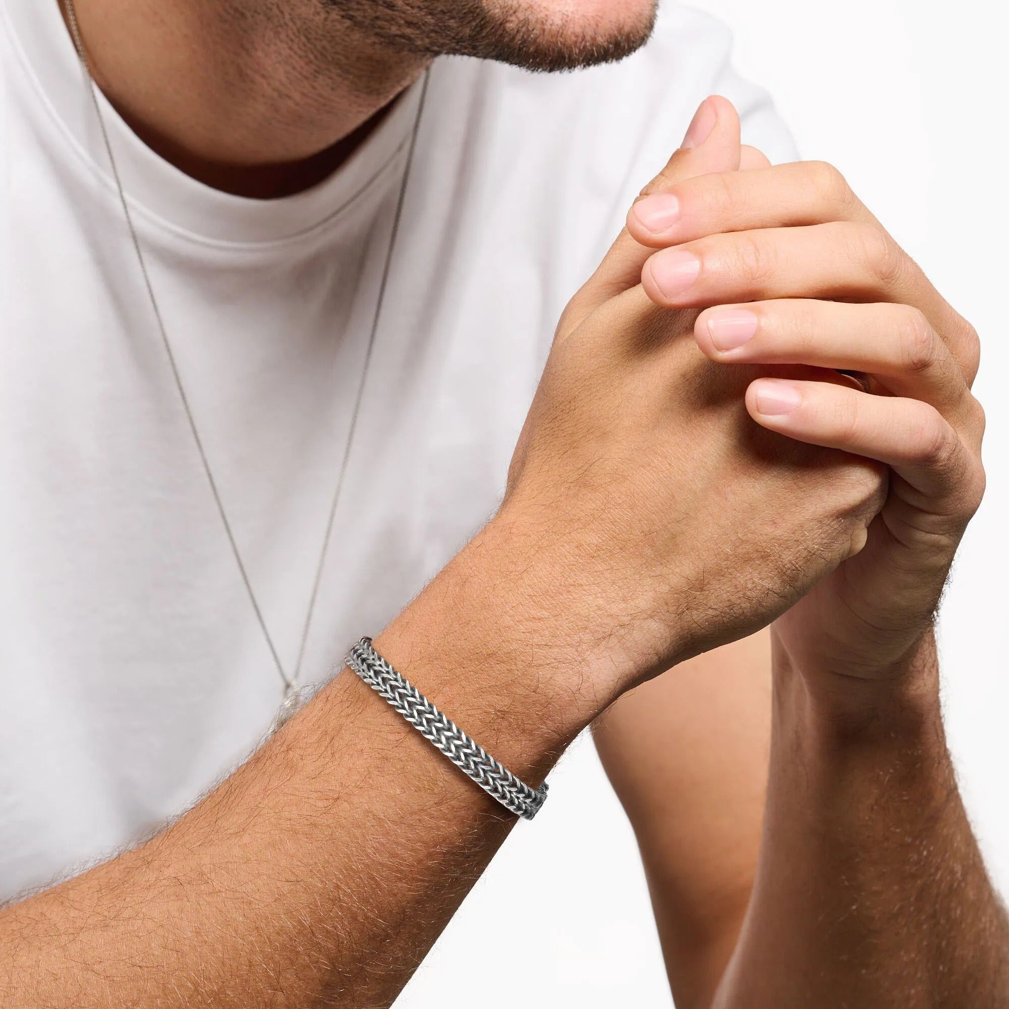 Premium Stainless Steel Bracelet - Silver Edition